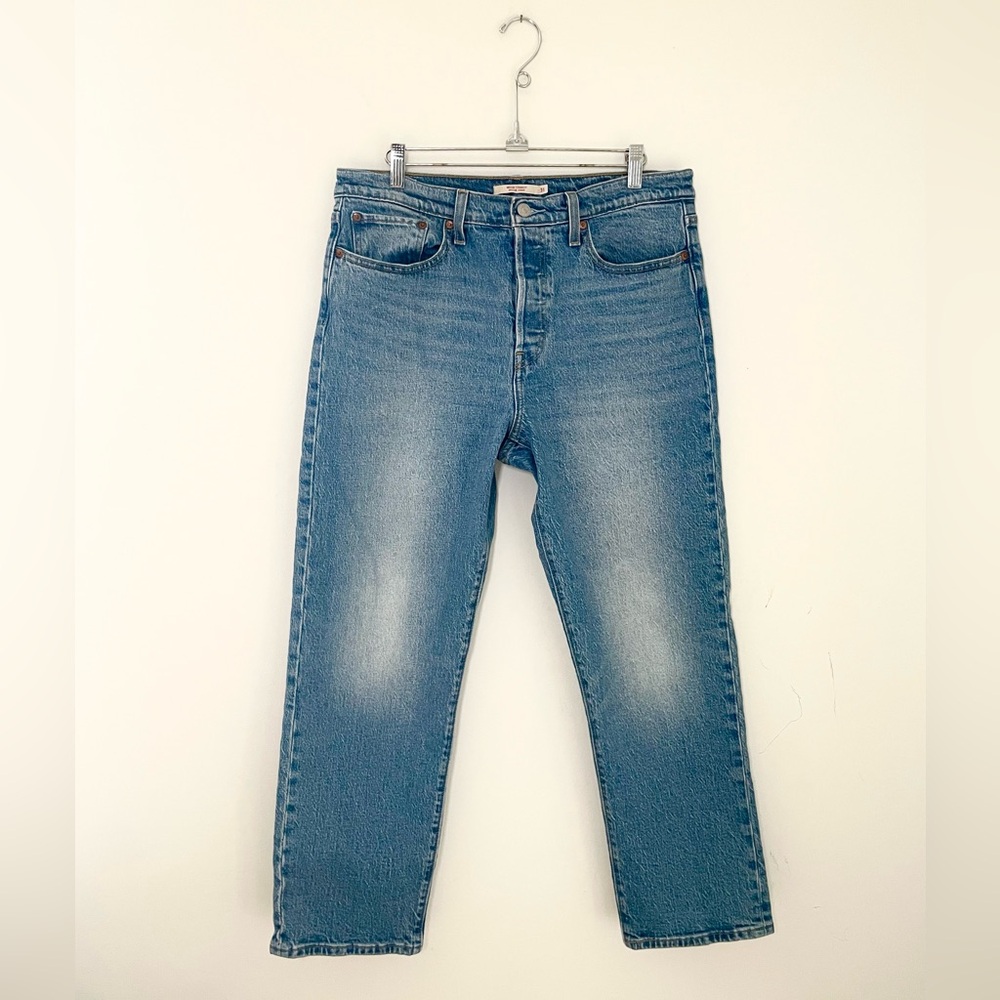 LEVI’S blue wedgie straight denim jeans 31